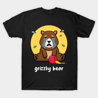 Grizzly Bear (on dark colors) T-Shirt